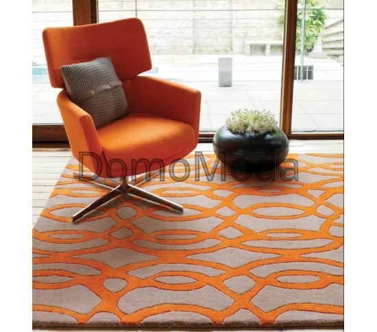 Шерстяний килим Matrix MAX 37 Wire Orange Купити в інтернет магазині ДомоМода Шерстяний килим Matrix MAX 37 Wire Orange - Висока якість за найкращою ціною в Україні